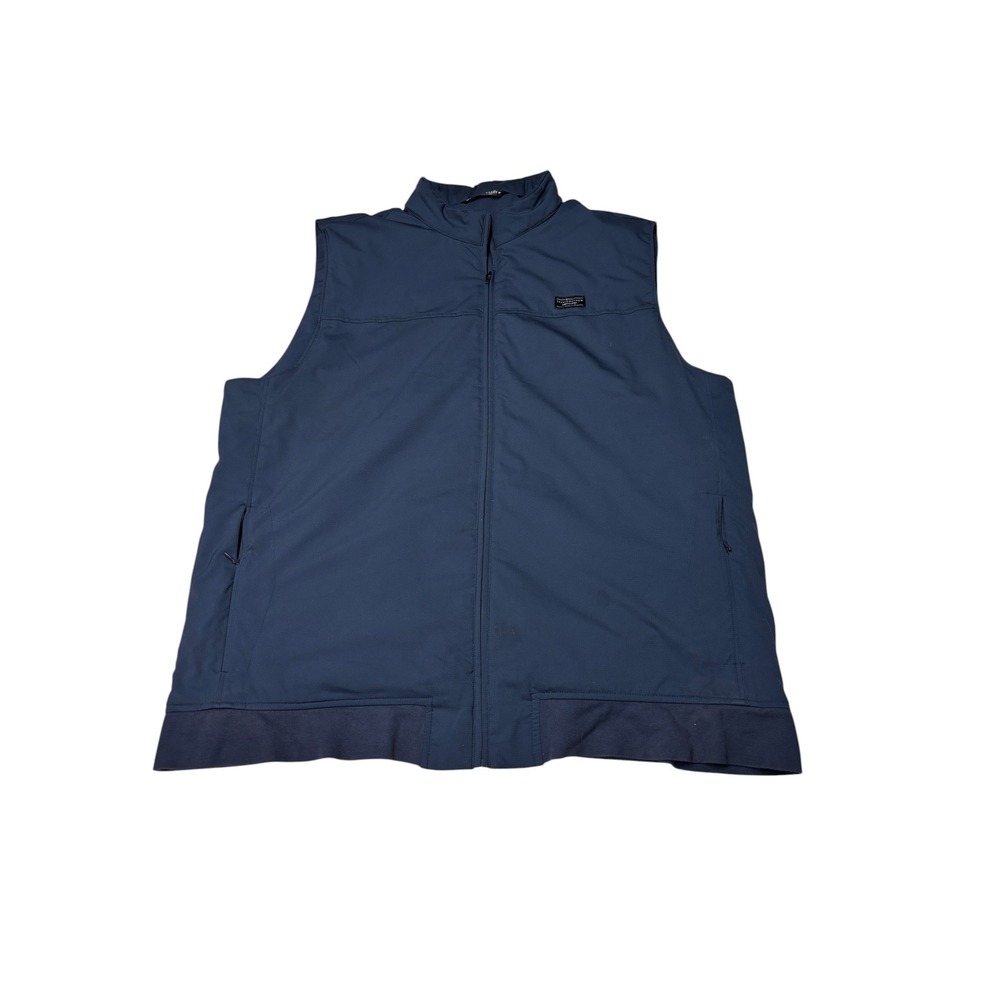 TravisMathew Men's‎ Wanderlust Vest Navy Blue Full Zip XXL 1MAA185